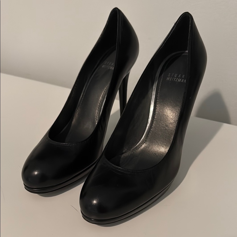 Stuart Weitzman Black High Heels - Size 10